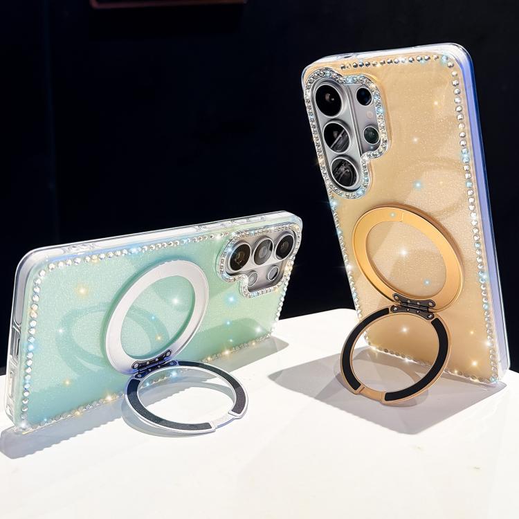 Custodia per telefono Diamond IMD con supporto magnetico in metallo e cinturino, rotazione a 360°., For Samsung Galaxy A35 5G