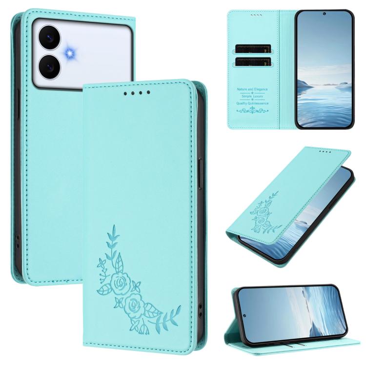 Custodia per telefono magnetica RFID in ecopelle con motivo peonia in rilievo., For Galaxy S26 Edge 5G, For Galaxy S26 Ultra 5G