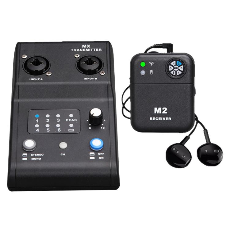 Sistema monitoraggio auricolare wireless MX-M2 2,4 GHz