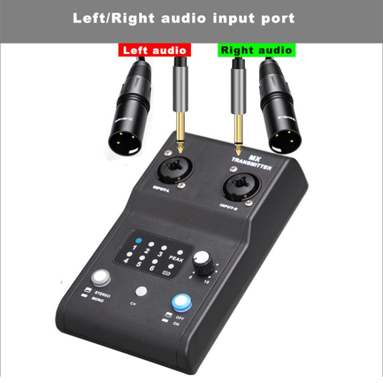 Sistema monitoraggio auricolare wireless MX-M2 2,4 GHz