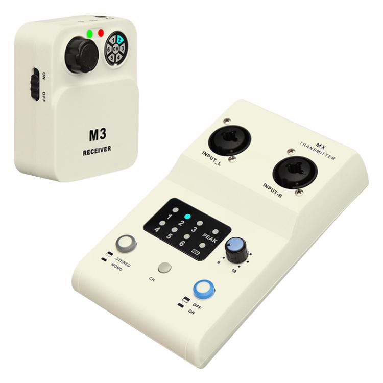 Sistema monitoraggio auricolare wireless MX-M3 2.4 GHz