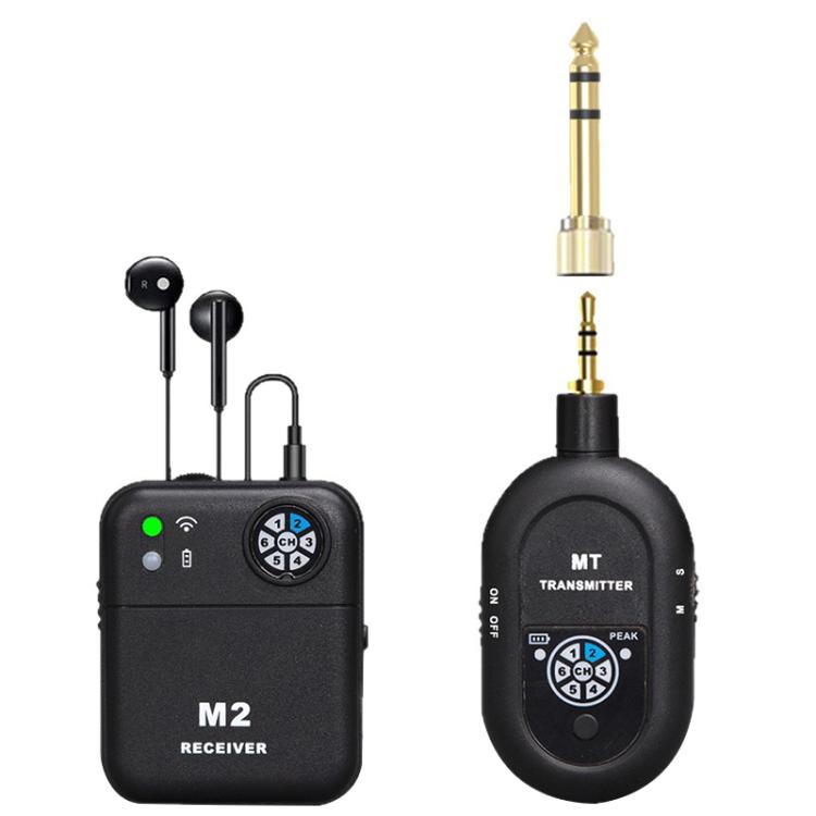 Sistema di monitoraggio auricolare wireless portatile MT-M2 per stadio 1 TX e 1 RX, MT-M2