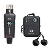 Sistema di monitoraggio auricolare wireless portatile MU-M2 per stadio 1 TX e 1 RX, MU-M2