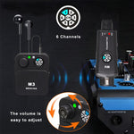 Sistema monitoraggio auricolare wireless MU-M3 1 TX 1 RX