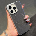 Custodia per telefono a mezza copertura in tessuto di lino stile retrò con chiusura magnetica., For iPhone 17 Pro Max, For iPhone 17 Pro, For iPhone 17, For iPhone 16 Pro Max