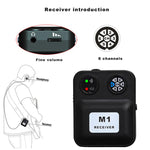 Ricevitore wireless portatile M1 con auricolari cablati