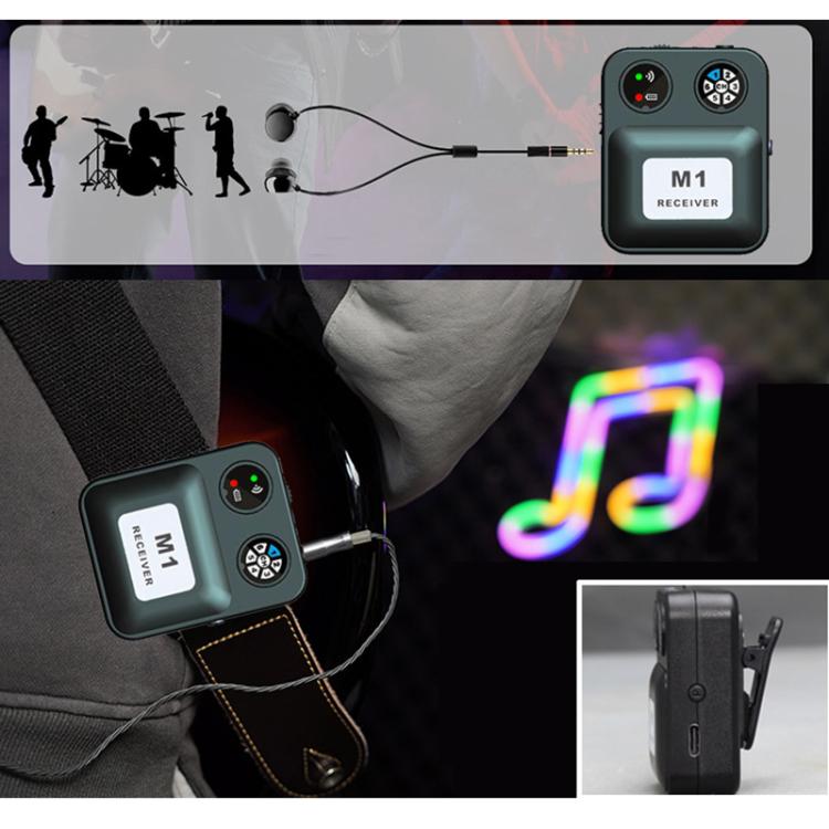 Ricevitore wireless portatile M1 con auricolari cablati