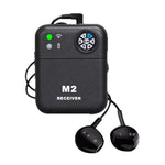 Ricevitore wireless portatile M2 con auricolari cablati