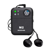 Ricevitore di monitoraggio wireless portatile M2 con auricolari cablati, M2