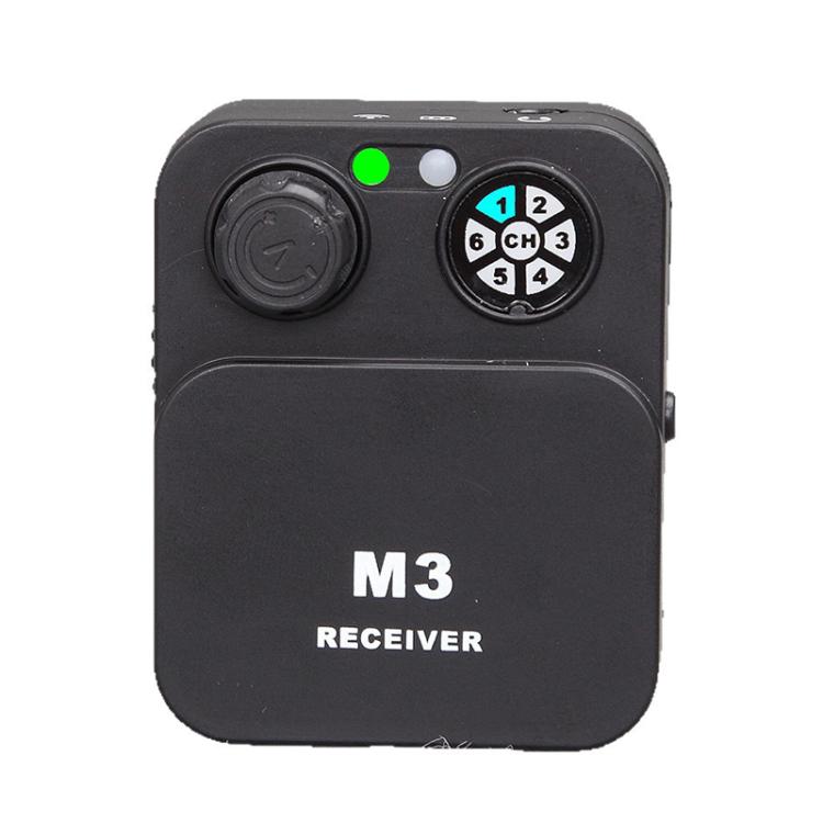 Ricevitore di monitoraggio wireless portatile M3 con auricolari cablati, M3