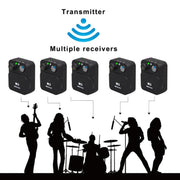 Ricevitore di monitoraggio wireless portatile M3 con auricolari cablati, M3