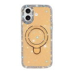 Custodia per telefono antiurto con supporto magnetico IMD a doppia faccia e strass., For iPhone 17, For iPhone Air