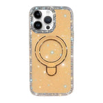 Custodia per telefono antiurto con supporto magnetico IMD a doppia faccia e strass., For iPhone 13 Pro Max, For iPhone 13 Pro
