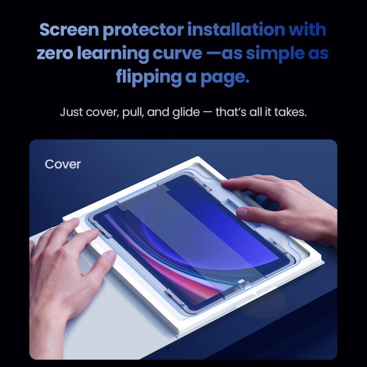 Pellicola in vetro temperato antideflagrante NILLKIN H+Pro da 0,2 mm, durezza 9H, For Samsung Galaxy Tab S9 / S9 FE / S10 FE, For Samsung Galaxy Tab S10+ / S9+