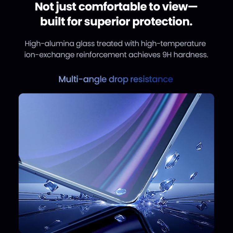 Pellicola in vetro temperato antideflagrante NILLKIN H+Pro da 0,2 mm, durezza 9H, For Samsung Galaxy Tab S9 / S9 FE / S10 FE, For Samsung Galaxy Tab S10+ / S9+