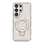 Custodia per telefono antiurto con supporto magnetico IMD a doppia faccia e strass., For Samsung Galaxy S26+ 5G, For Samsung Galaxy S26 Ultra 5G