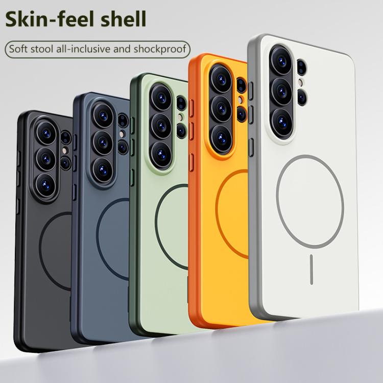 Custodia per telefono magnetica a copertura totale con effetto pelle, serie Boundless., For Samsung Galaxy S26 Ultra 5G, For Samsung Galaxy S25 Ultra 5G, For Samsung Galaxy S24 Ultra 5G
