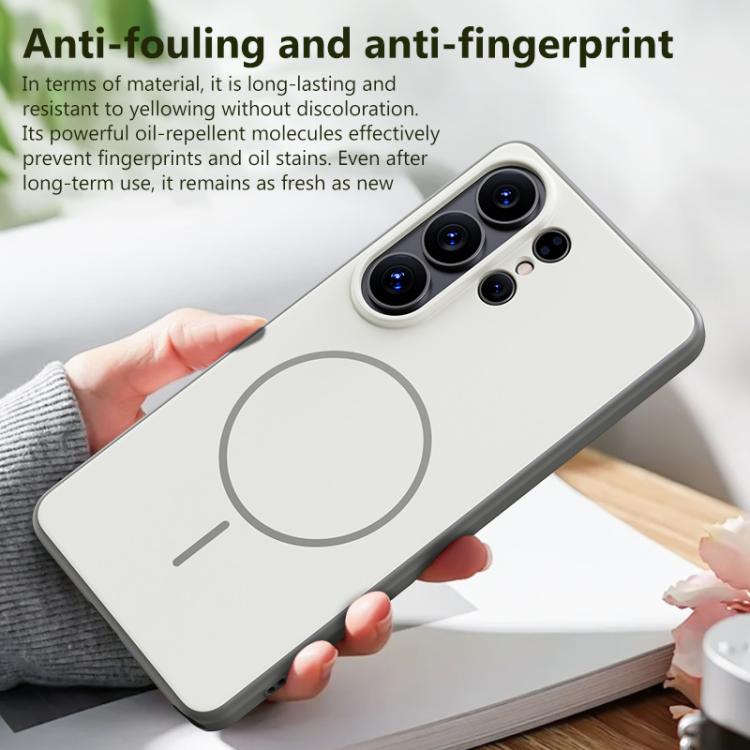 Custodia per telefono magnetica a copertura totale con effetto pelle, serie Boundless., For Samsung Galaxy S26 Ultra 5G, For Samsung Galaxy S25 Ultra 5G, For Samsung Galaxy S24 Ultra 5G