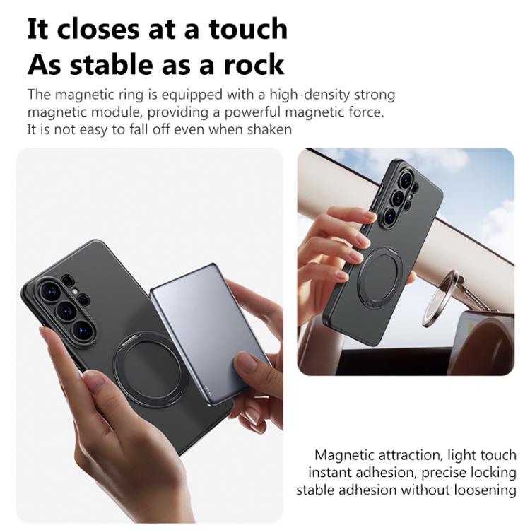 Custodia per telefono con supporto magnetico Boundless Series Skin Feel, For Samsung Galaxy S26 Ultra 5G, For Samsung Galaxy S25 Ultra 5G, For Samsung Galaxy S24 Ultra 5G