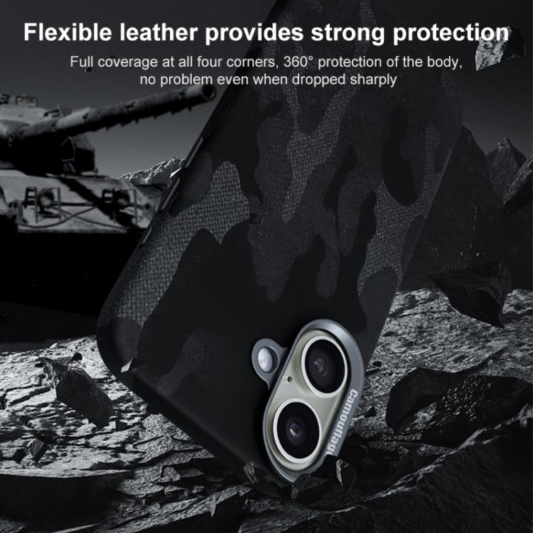 Custodia per telefono magnetica antiurto con copertura totale mimetica, For iPhone 17 Pro Max, For iPhone 17 Pro, For iPhone 17