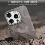 Custodia per telefono magnetica antiurto con copertura totale mimetica, For iPhone 16 Pro Max, For iPhone 16 Pro, For iPhone 16 Plus, For iPhone 16