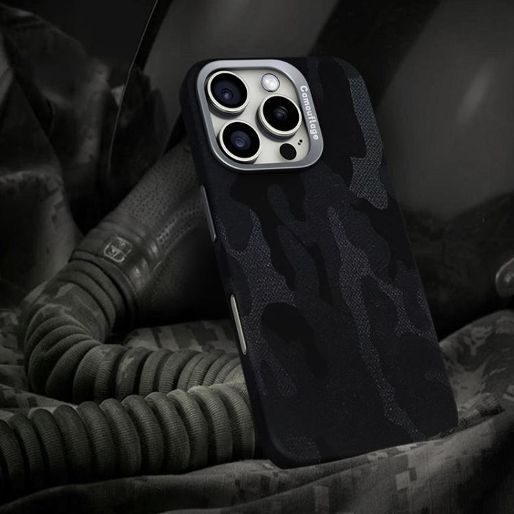 Custodia per telefono magnetica antiurto con copertura totale mimetica, For iPhone 16 Pro Max, For iPhone 16 Pro, For iPhone 16 Plus, For iPhone 16