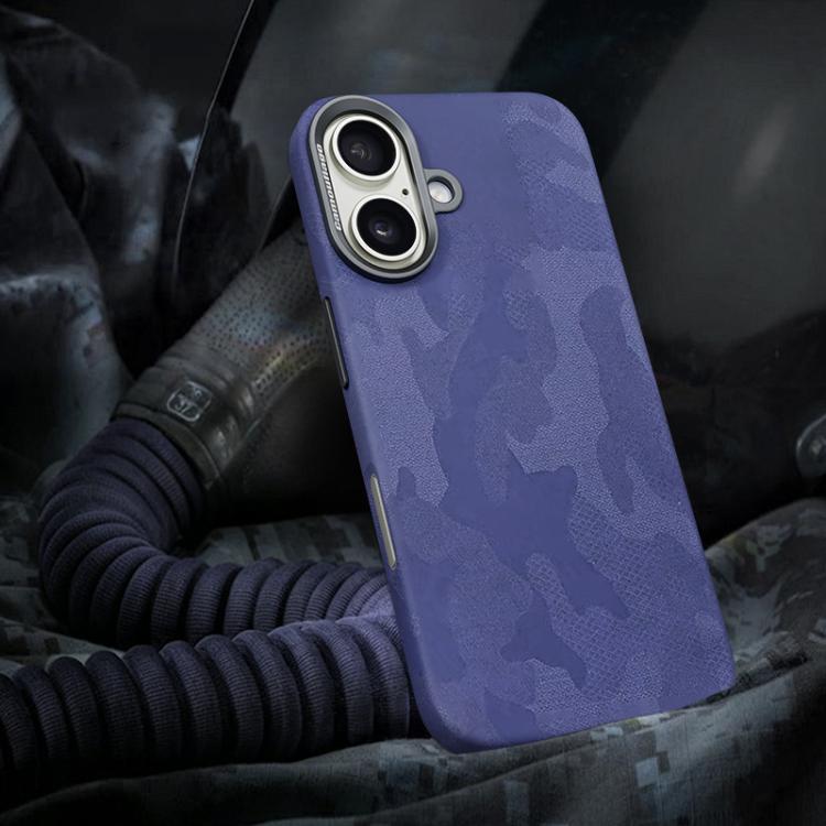 Custodia per telefono magnetica antiurto con copertura totale mimetica, For iPhone 16 Pro Max, For iPhone 16 Pro, For iPhone 16 Plus, For iPhone 16