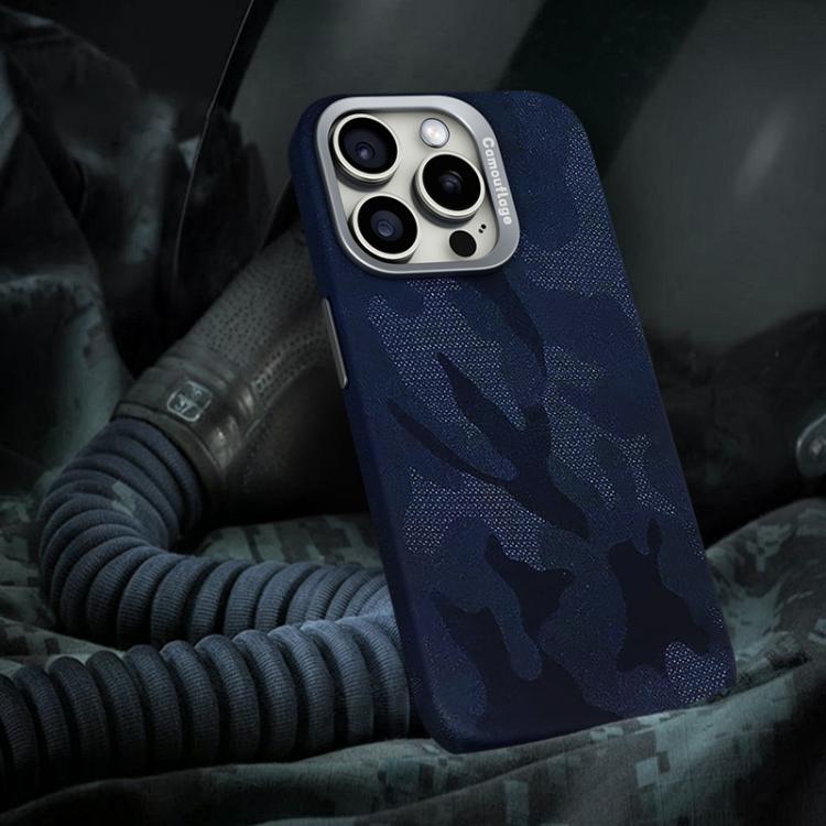 Custodia per telefono magnetica antiurto con copertura totale mimetica, For iPhone 15 Pro Max, For iPhone 15 Pro, For iPhone 15 Plus / 14 Plus, For iPhone 15