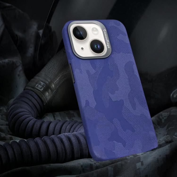 Custodia per telefono magnetica antiurto con copertura totale mimetica, For iPhone 15 Pro Max, For iPhone 15 Pro, For iPhone 15 Plus / 14 Plus, For iPhone 15
