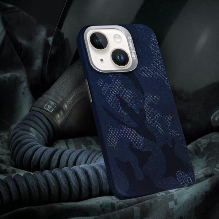 Custodia per telefono magnetica antiurto con copertura totale mimetica, For iPhone 15 Pro Max, For iPhone 15 Pro, For iPhone 15 Plus / 14 Plus, For iPhone 15