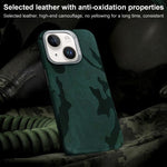 Custodia per telefono magnetica antiurto con copertura totale mimetica, For iPhone 14 / 13, For iPhone 14 Pro, For iPhone 14 Pro Max, For iPhone 13 Pro Max
