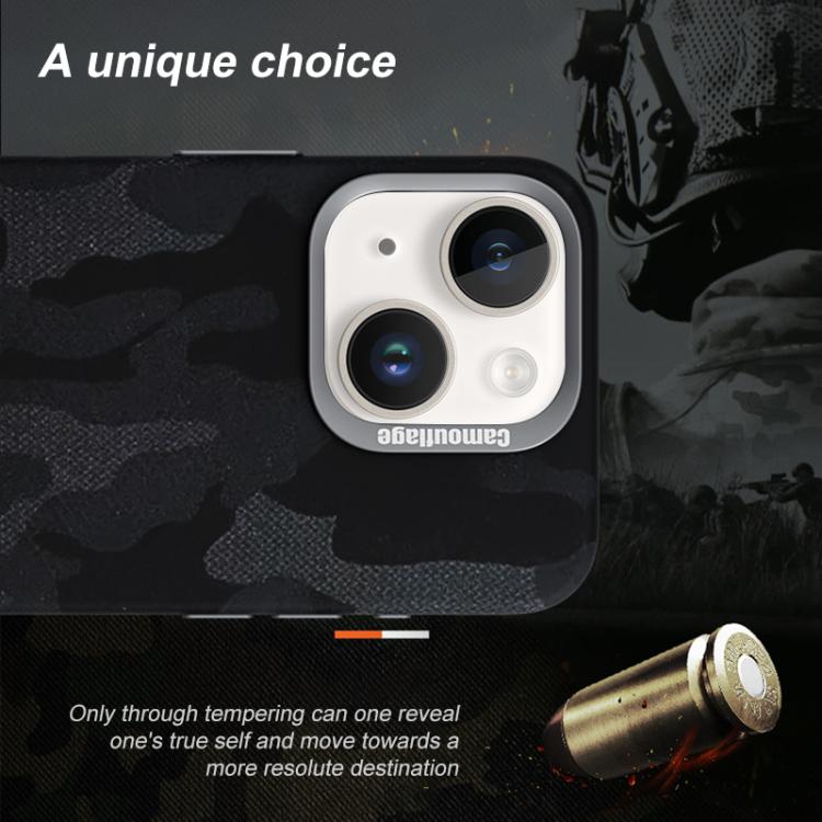 Custodia per telefono magnetica antiurto con copertura totale mimetica, For iPhone 14 / 13, For iPhone 14 Pro, For iPhone 14 Pro Max, For iPhone 13 Pro Max