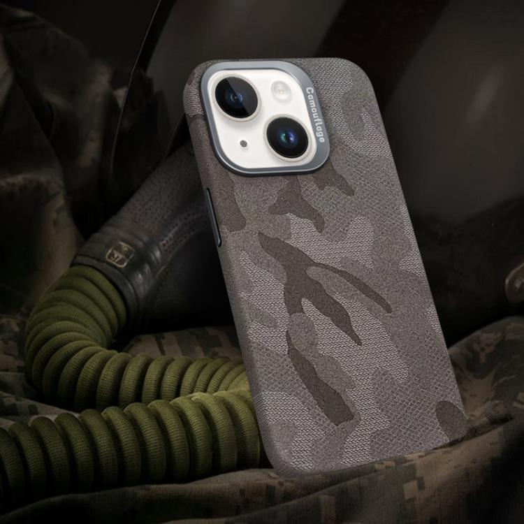 Custodia per telefono magnetica antiurto con copertura totale mimetica, For iPhone 14 / 13, For iPhone 14 Pro, For iPhone 14 Pro Max, For iPhone 13 Pro Max