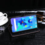 idewei Custodia in pelle a vibrazione orizzontale con struttura in coccodrillo con supporto e slot per carte e portafoglio, For Ulefone Note 8, For UMIDIGI A7, For ZTE Axon 11 5G, For ZTE Blade A7 Prime