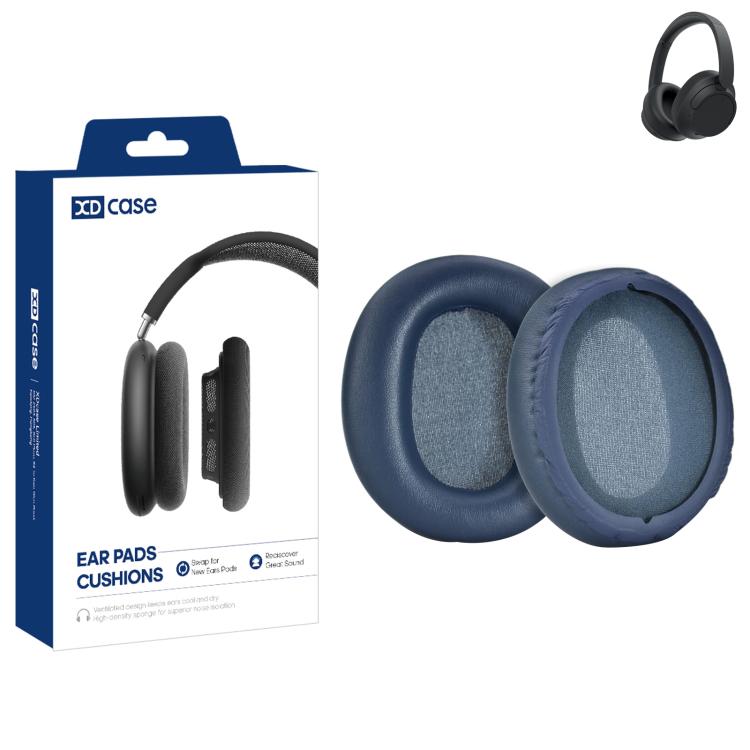 XDcase 1 paio di cuscinetti auricolari di ricambio in similpelle proteica per cuffie con strumento di rimozione, For Sony WH-CH710N / CH720N