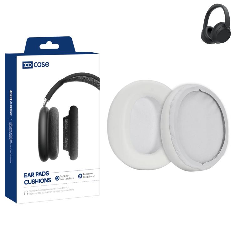 XDcase 1 paio di cuscinetti auricolari di ricambio in similpelle proteica per cuffie con strumento di rimozione, For Sony WH-CH710N / CH720N