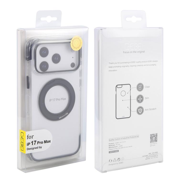 Custodia per telefono antiurto magnetica GEBEI con airbag sottovuoto in TPU + acrilico, supporto girevole a 360° e chiusura magnetica., For iPhone 17 Pro Max, For iPhone 17 Pro, For iPhone 17