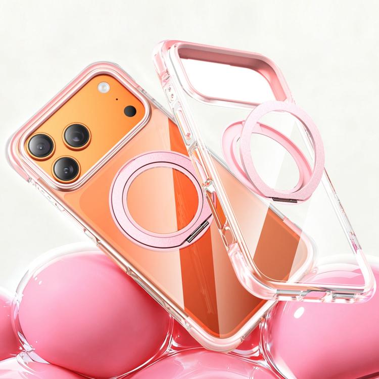 Custodia per telefono antiurto magnetica GEBEI con airbag sottovuoto in TPU + acrilico, supporto girevole a 360° e chiusura magnetica., For iPhone 17 Pro Max, For iPhone 17 Pro, For iPhone 17
