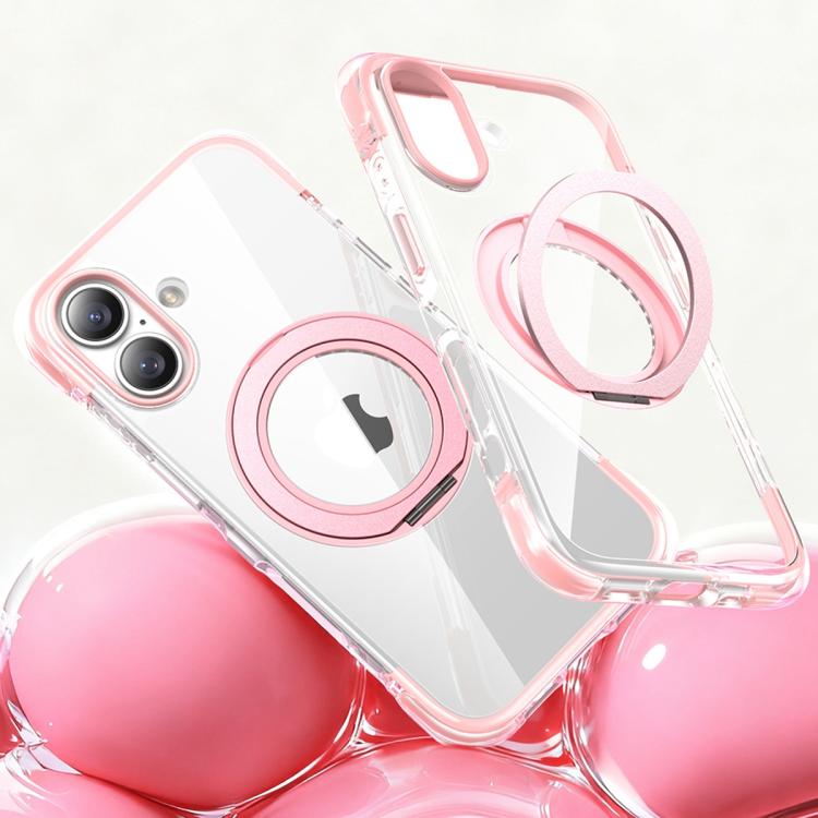 Custodia per telefono antiurto magnetica GEBEI con airbag sottovuoto in TPU + acrilico, supporto girevole a 360° e chiusura magnetica., For iPhone 17 Pro Max, For iPhone 17 Pro, For iPhone 17