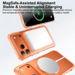 Custodia per telefono antiurto magnetica GEBEI con airbag sottovuoto in TPU + acrilico, supporto girevole a 360° e chiusura magnetica., For iPhone 17 Pro Max, For iPhone 17 Pro, For iPhone 17