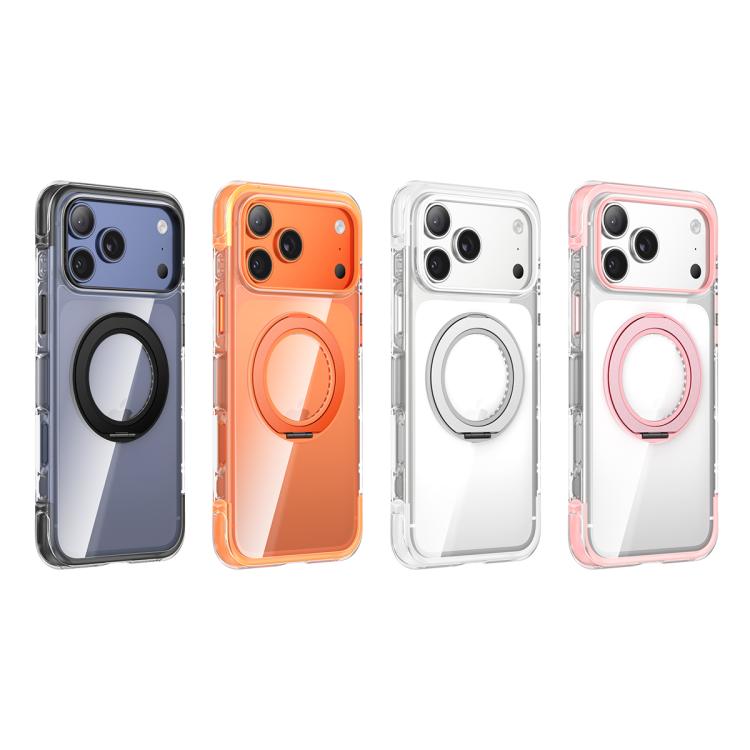 Custodia per telefono antiurto magnetica GEBEI con airbag sottovuoto in TPU + acrilico, supporto girevole a 360° e chiusura magnetica., For iPhone 17 Pro Max, For iPhone 17 Pro, For iPhone 17