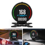 P15 OBD2 Car HUD Head-up Display Temperatura dell'acqua/Velocità/Voltaggio del veicolo, P15
