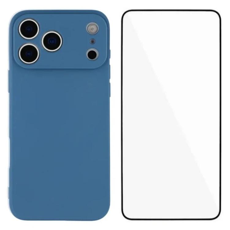 Custodia per telefono WANLONFENG con bordi squadrati in TPU morbido e protezione per lo schermo., For iPhone 17e / 16e, For iPhone 17 Pro Max, For iPhone 17 Pro, For iPhone 17, For iPhone Air