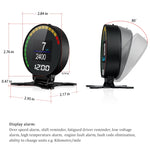 P15 OBD2 Car HUD Head-up Display Temperatura dell'acqua/Velocità/Voltaggio del veicolo, P15
