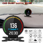 P15 OBD2 Car HUD Head-up Display Temperatura dell'acqua/Velocità/Voltaggio del veicolo, P15