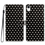 Custodia per telefono in ecopelle con fibbia magnetica a stella e cinturino da polso., For iPhone XS / X, For iPhone XR, For iPhone XS Max, For iPhone 8 Plus / 7 Plus