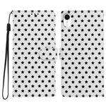 Custodia per telefono in ecopelle con fibbia magnetica a stella e cinturino da polso., For iPhone XS / X, For iPhone XR, For iPhone XS Max, For iPhone 8 Plus / 7 Plus
