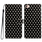 Custodia per telefono in ecopelle con fibbia magnetica a stella e cinturino da polso., For iPhone 14 Pro Max, For iPhone SE 2022 / SE 2020, For iPhone 13 Pro Max, For iPhone 13 Pro