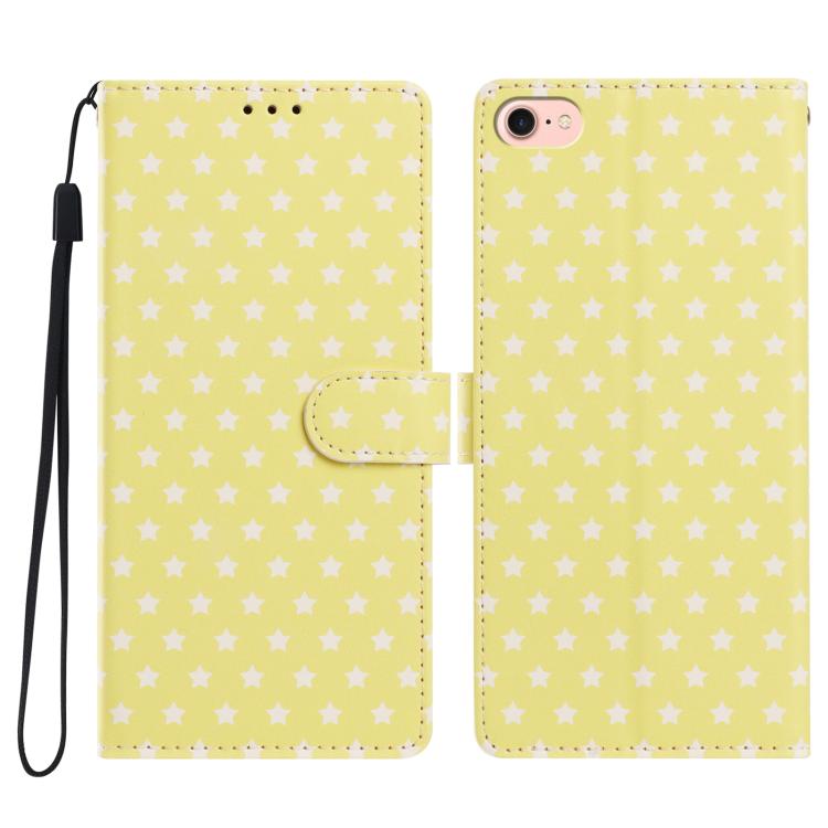 Custodia per telefono in ecopelle con fibbia magnetica a stella e cinturino da polso., For iPhone 14 Pro Max, For iPhone SE 2022 / SE 2020, For iPhone 13 Pro Max, For iPhone 13 Pro
