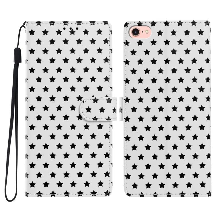 Custodia per telefono in ecopelle con fibbia magnetica a stella e cinturino da polso., For iPhone 14 Pro Max, For iPhone SE 2022 / SE 2020, For iPhone 13 Pro Max, For iPhone 13 Pro